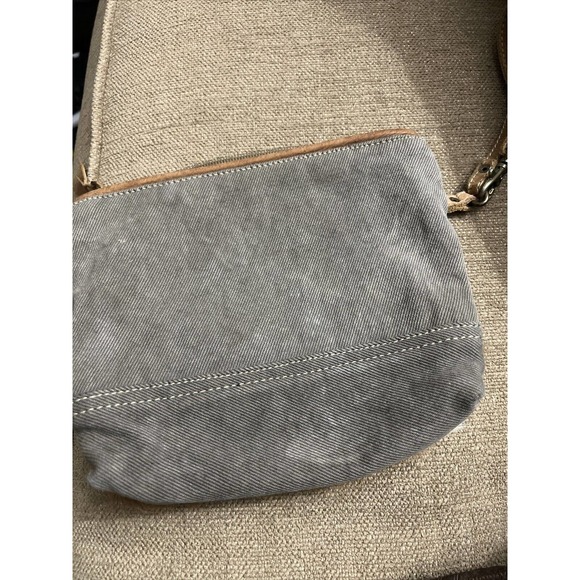 Myra Bags Brown Leather/Hairon 9.5"x6" wristlet Pouch Bag Clutch - Picture 6 of 7